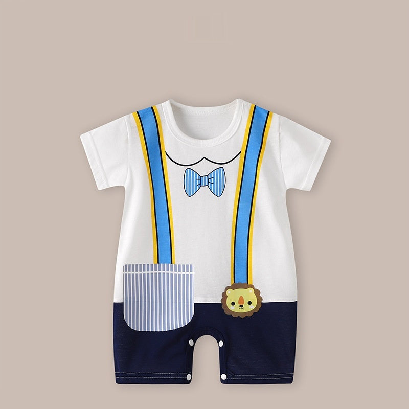 Baby Thin Short Sleeve Newborn Baby Child Jumpsuit Romper