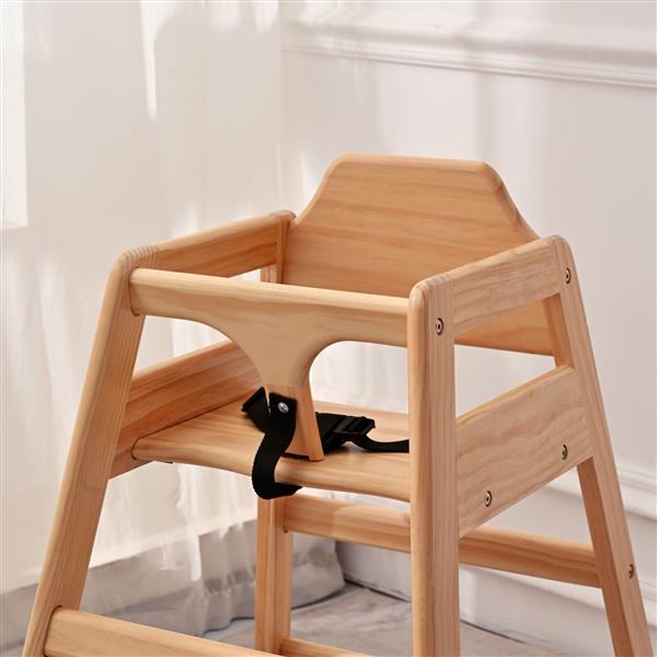 Wooden Double-layer Solid Wood Baby Height Chair