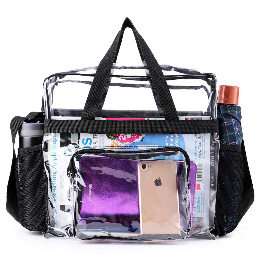 PVC Transparent Taschen Handtasche Tragbare Reise Buggy Tasche