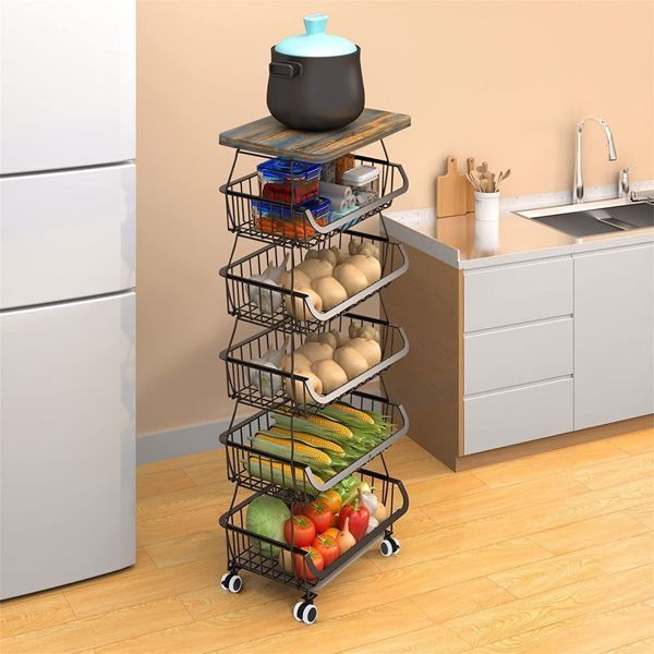 6-layer Fruit Basket Rack, Not Shipped On Weekends