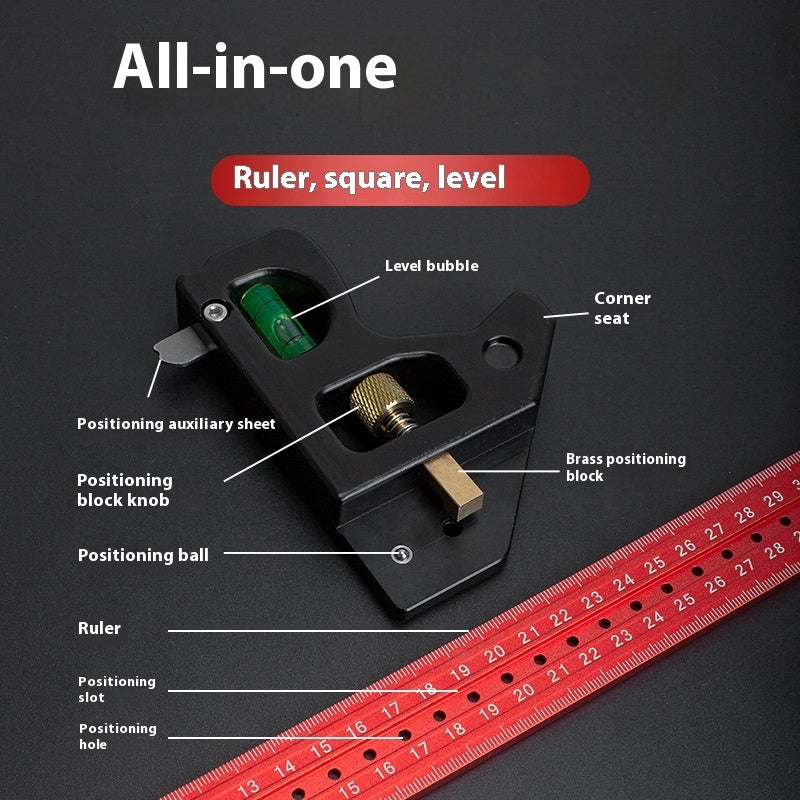 Activity Angle Square Woodworking Heavy-duty Combination Mobile L-square