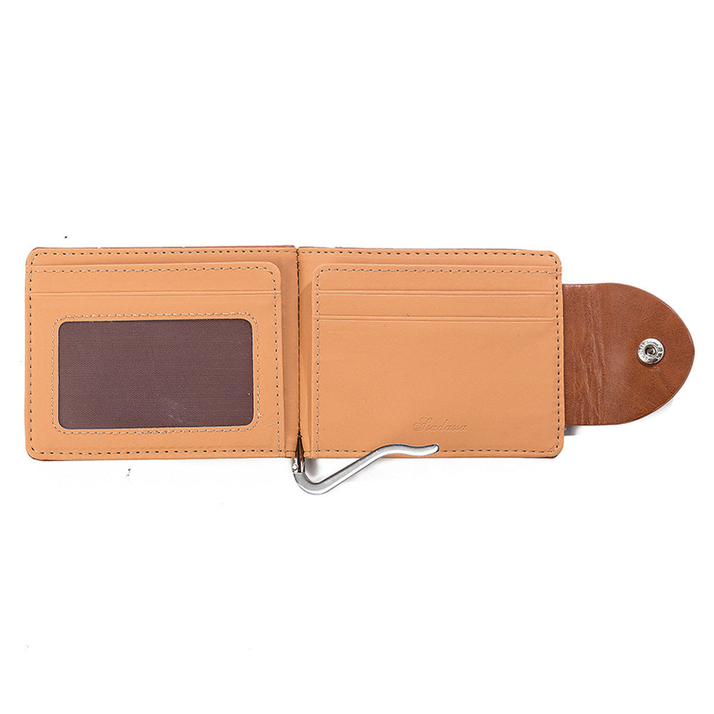 PU Leather Wallet Short Fashion Men's Wallet