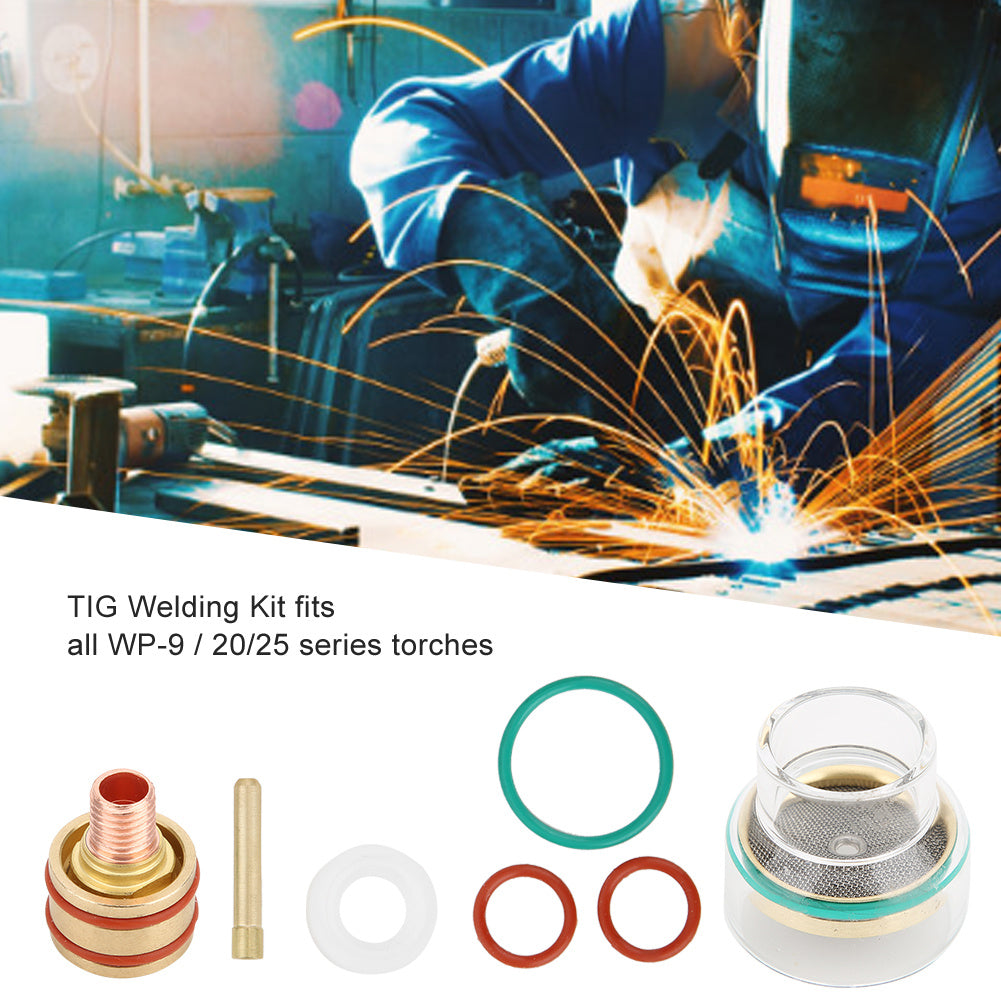 TFM53NCN TIG Welding Kit TIG Torch Welding Torch Glass Cup Collet for WP9 WP201.6mm