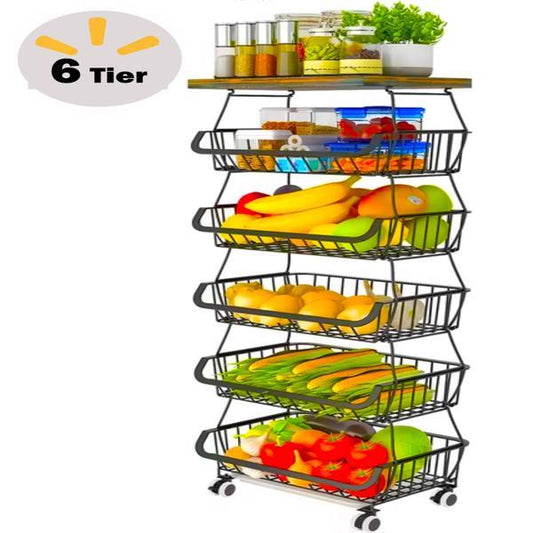 6-layer Fruit Basket Rack, Not Shipped On Weekends