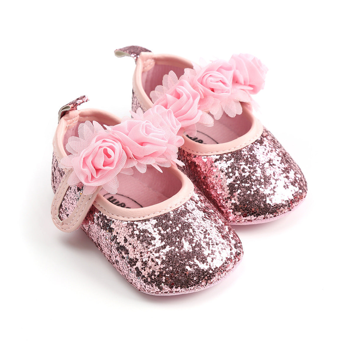 Rose baby shoes