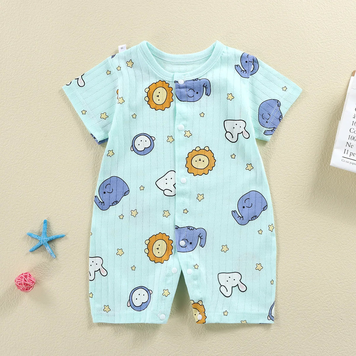 New Baby Newborn Romper Short-Sleeved Thin Romper baby wrapping clothes Jumpsuit baby girl romper