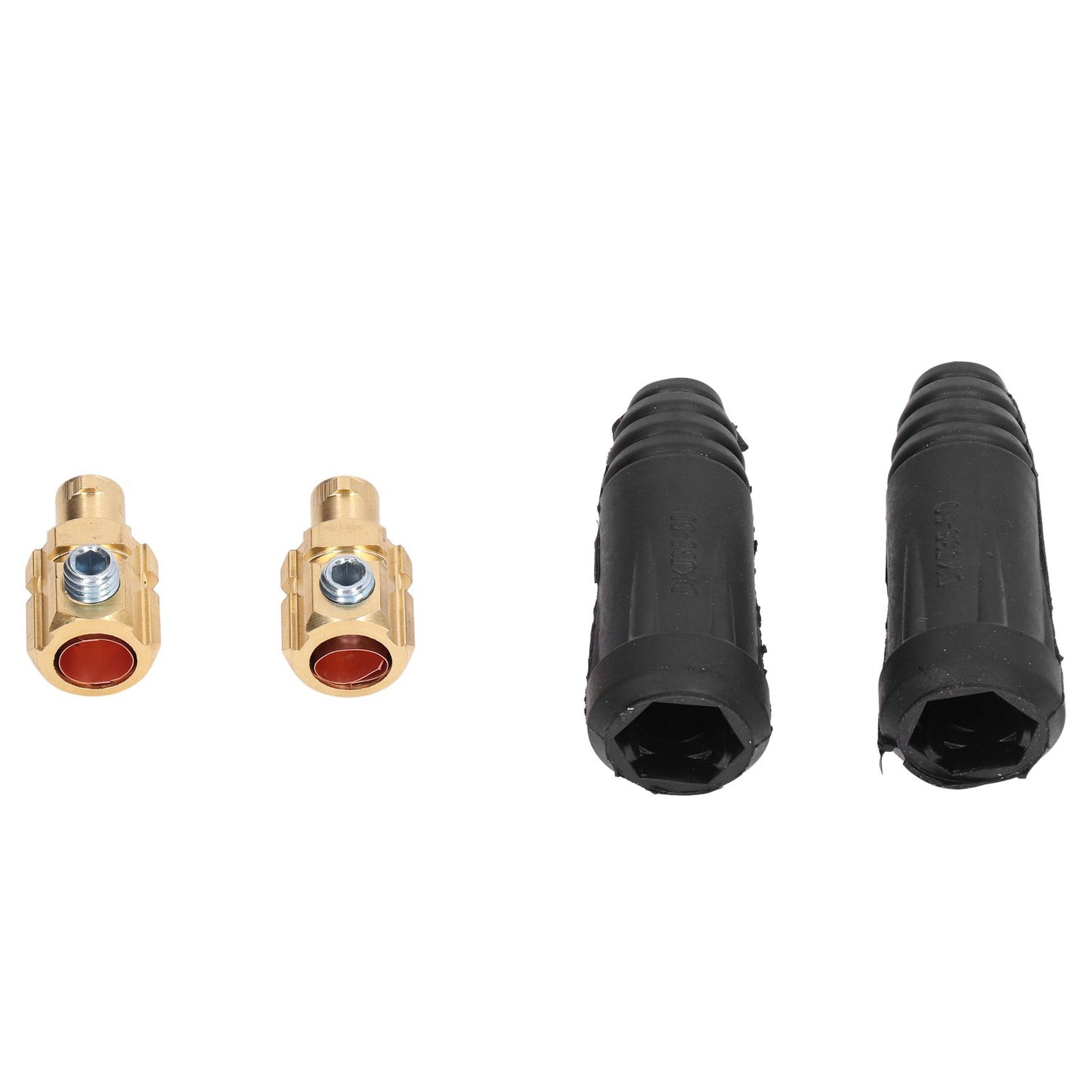 Welding Cable Quick Connector Rubber Brass Welding Machine Quick Fitting Oil Resistance