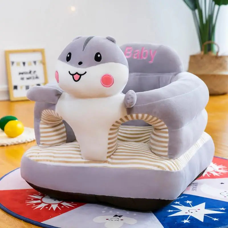 Toddler Sitting Chair Animal Shaped Sofa Support Sitting Seat For Toddler Plush Floor Seats Toddler Sit Up Chair For Children