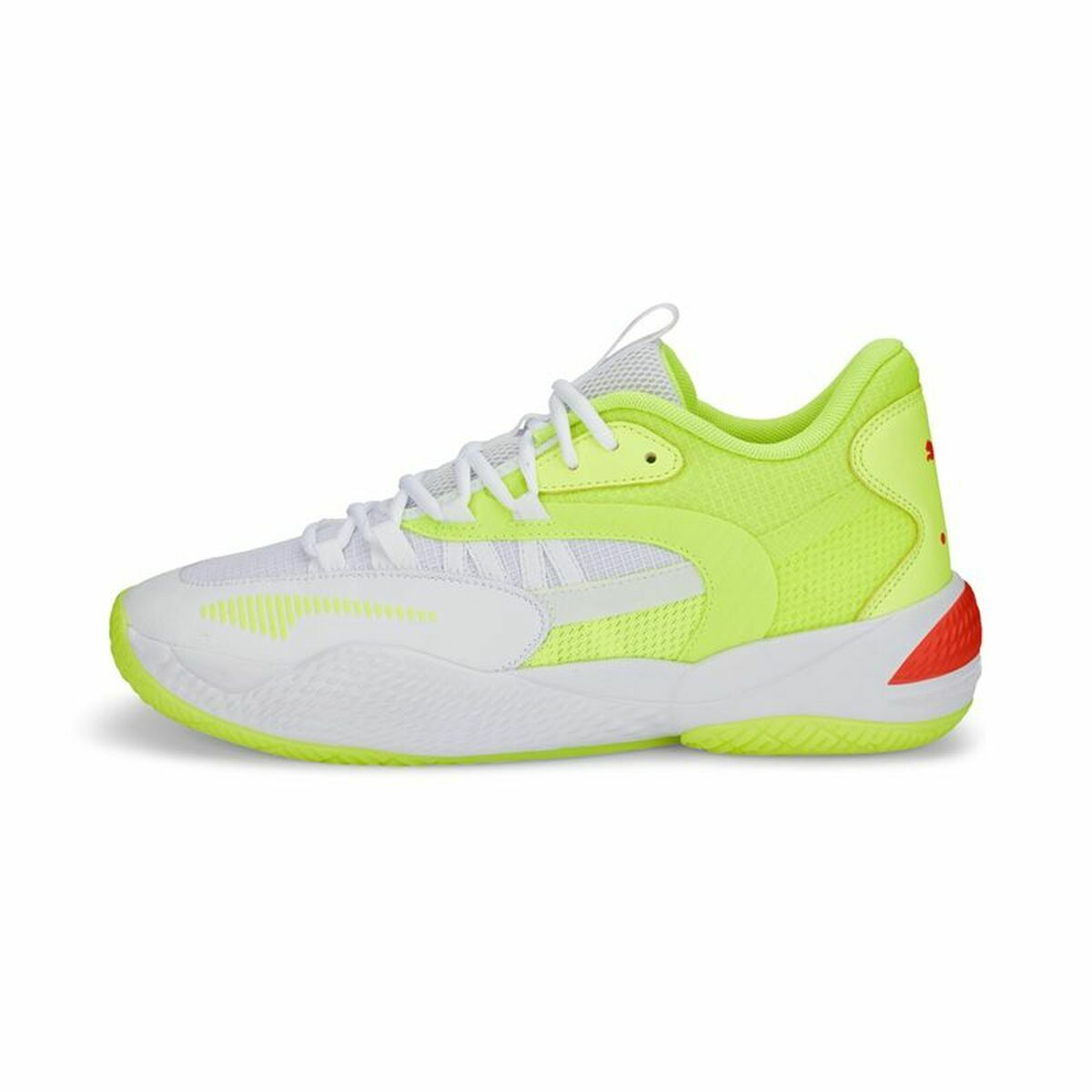 Basketball Shoes for Adults Puma Court Rider 2.0 Glow Stick Yellow Men