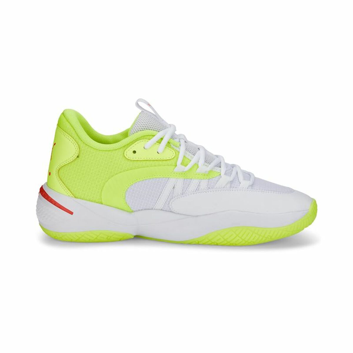 Basketball Shoes for Adults Puma Court Rider 2.0 Glow Stick Yellow Men