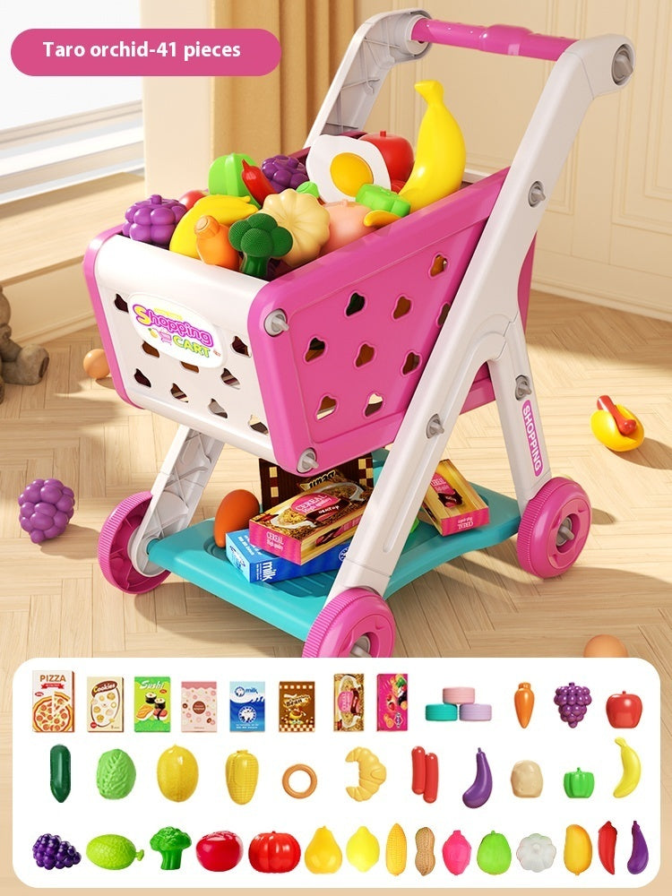 Shopping Cart Toy Baby Trolley Play House