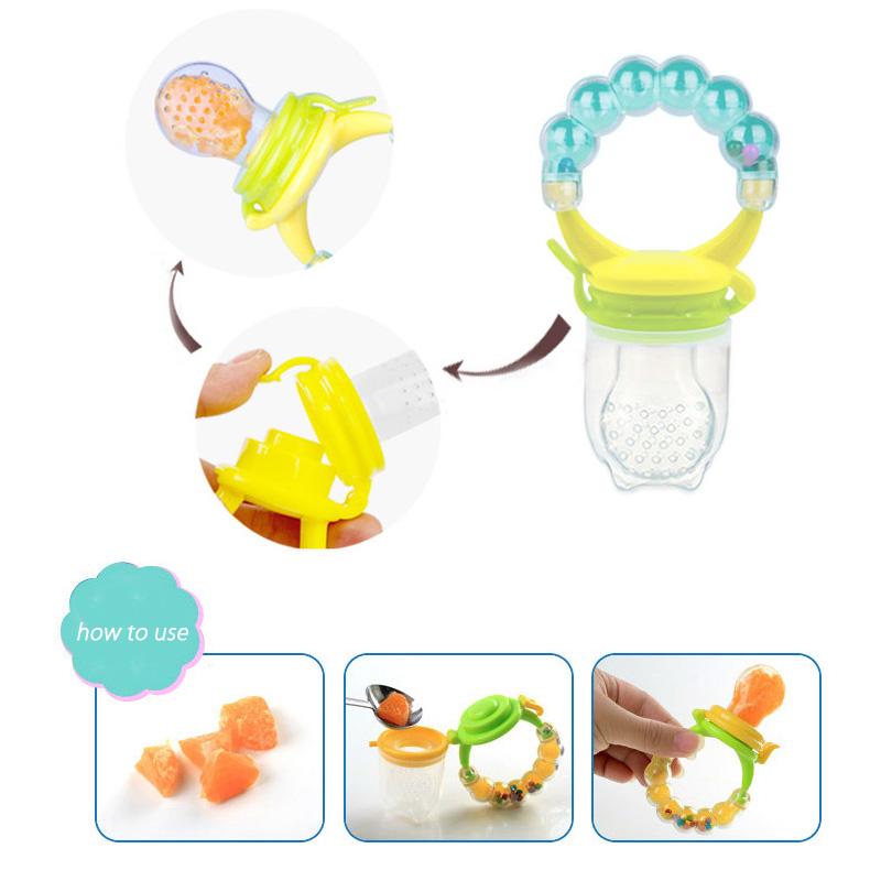 Baby Food Pacifiers Fruit Feeder Nipples