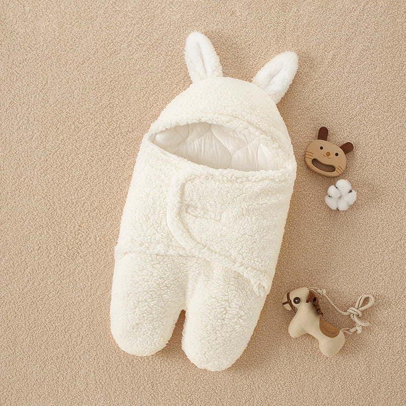 Maternal And Infant Products Newborn Lamb Velvet Quilt Baby Quilt Autumn And Winter Thickened Split-Leg Sleeping Bag Baby Quilt