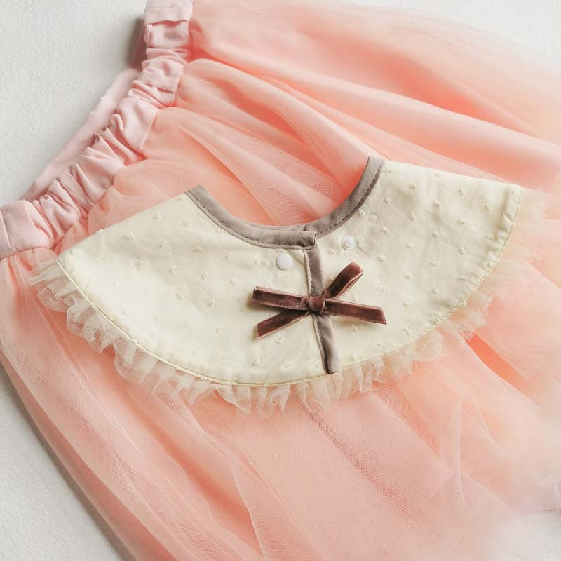 Babero de algodón para bebé, giratorio 360°, impermeable, para la saliva, suministros para bebés 