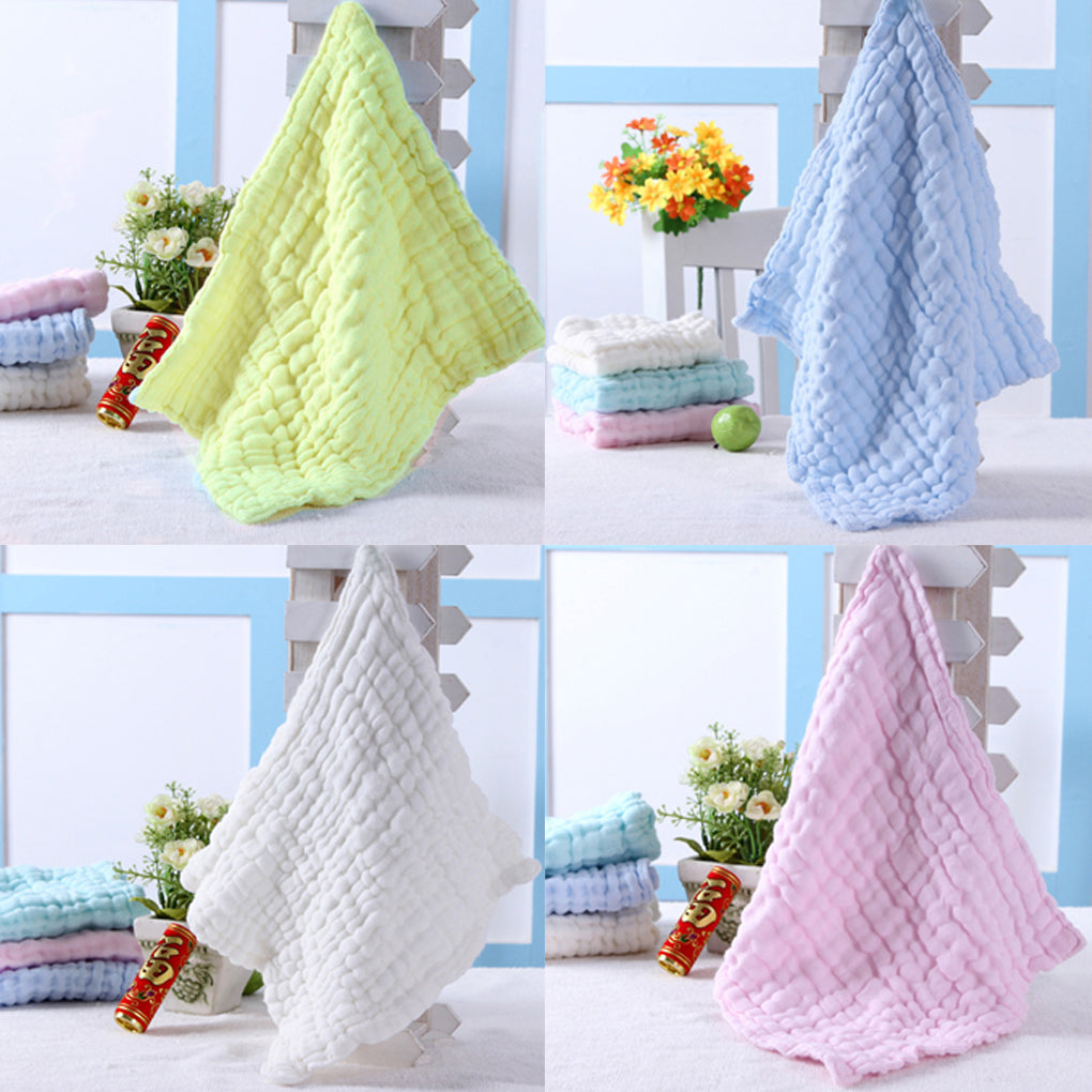 1 Piece Baby Bath Towels 100% Cotton Gauze Solid New Born Baby Towels Ultra Soft Strong Water Absorption Baby Care