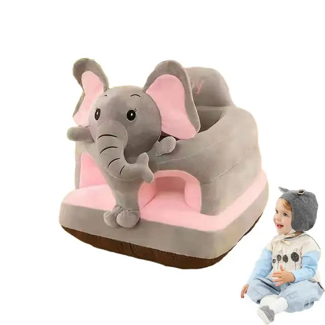 Toddler Sitting Chair Animal Shaped Sofa Support Sitting Seat For Toddler Plush Floor Seats Toddler Sit Up Chair For Children