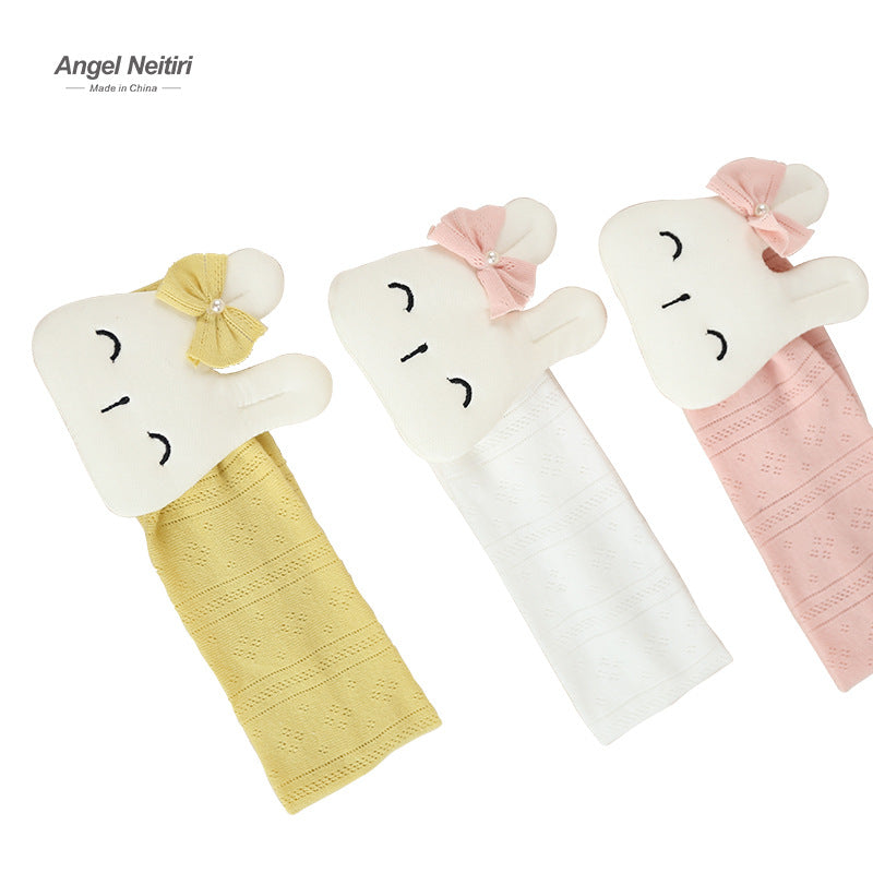 Korean Style Baby Hairband Rabbit Hair Accessories Baby Headwear Headband Baby Head Flower