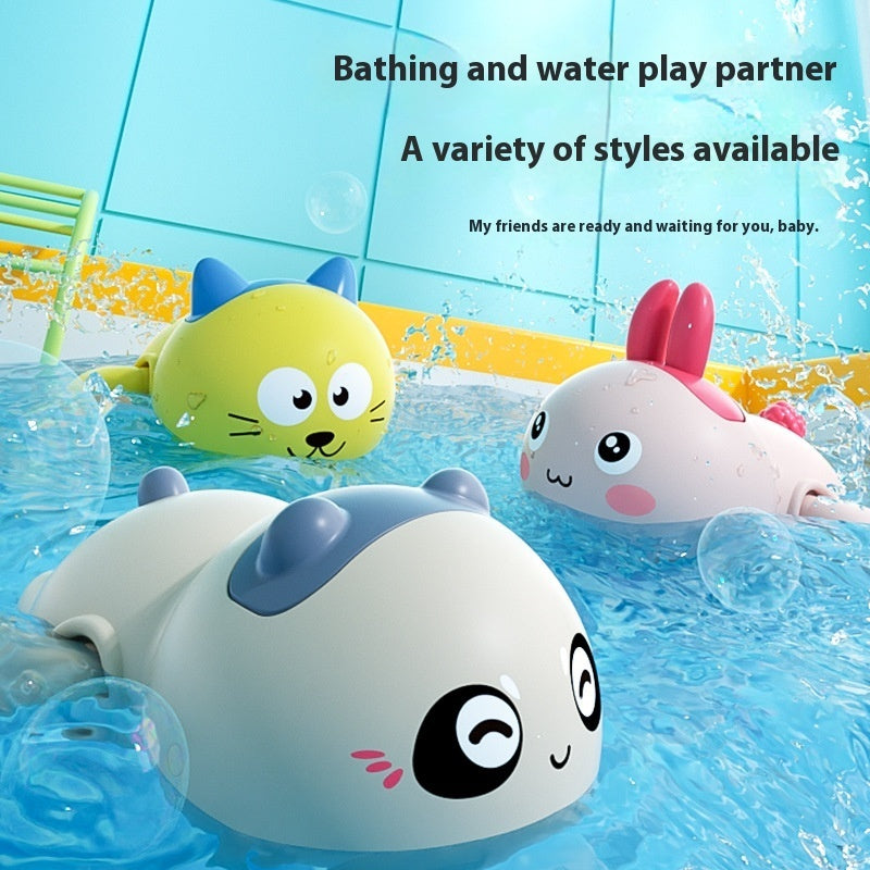 Baby Bath Clockwork Little Duck Floating Water Toys