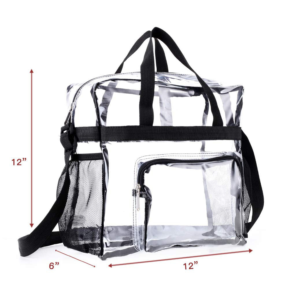 PVC Transparent Taschen Handtasche Tragbare Reise Buggy Tasche