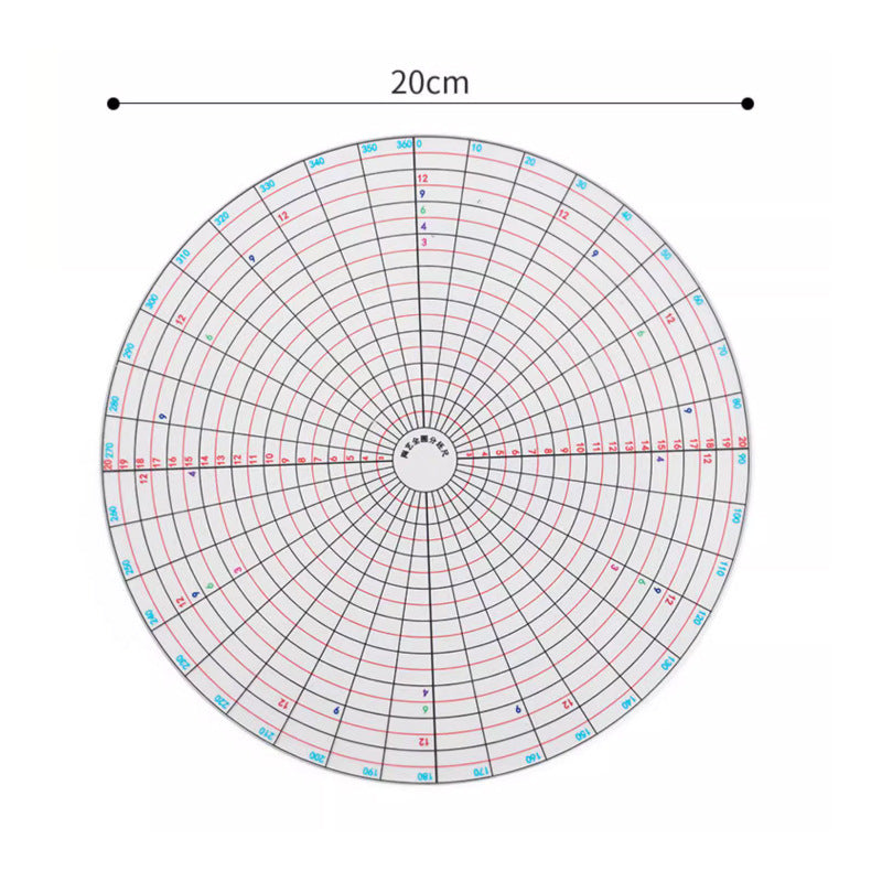 Ceramic Tool Multifunctional Full Circle Cutting Ruler