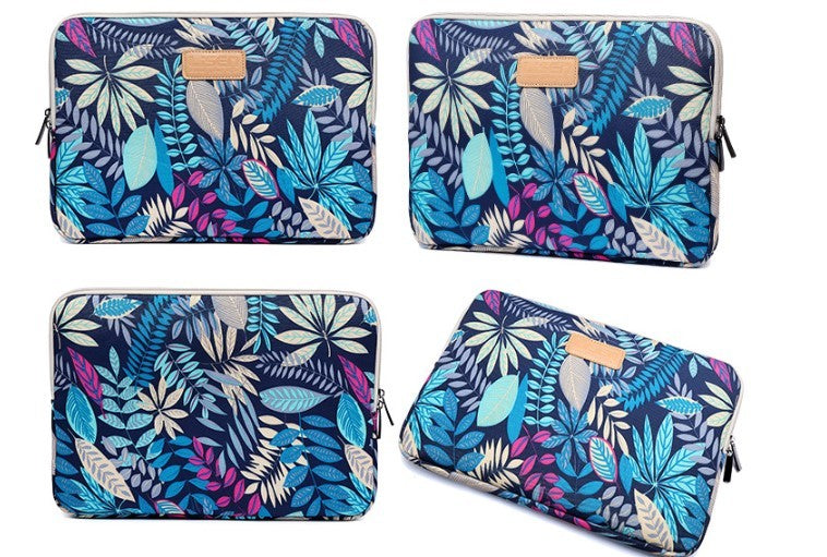 LISEN Colorful Leaf Notebook Sleeve Bag   Inch 15.6 Inch Computer Bag