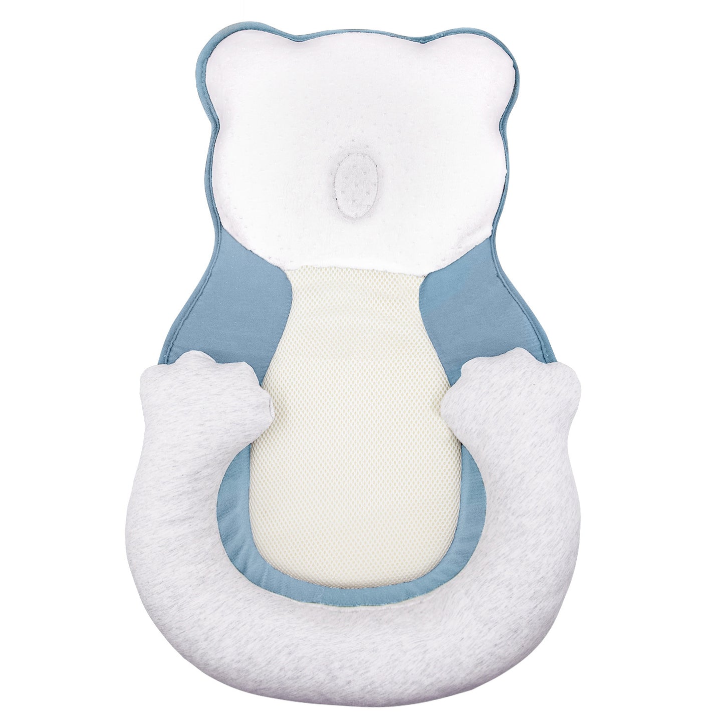 Baby Pillow Soft and Comfortable Anti-Middle Head Baby Shaped Pillow Breathable Sweat-absorbing Memory Foam Pillow