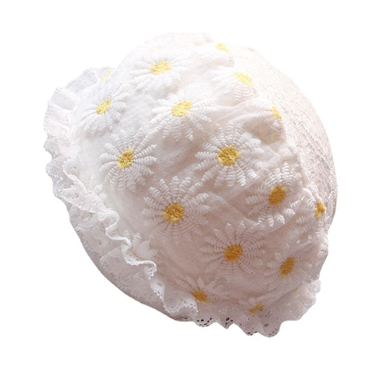 Newborn Baby Fontanelle Hat Summer Thin Lace Princess Hat Baby Empty Top Hat