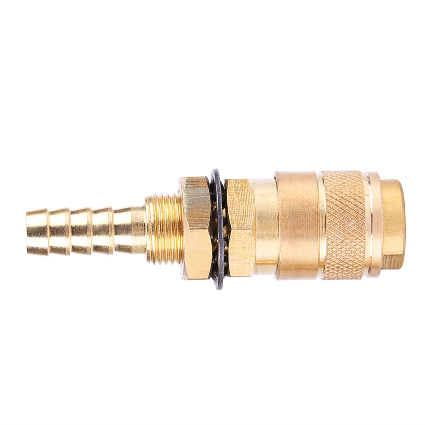 Water Cooled & Gas Adapter Quick Hose Connector Fitting For MIG TIG Welder Torch(Brass)