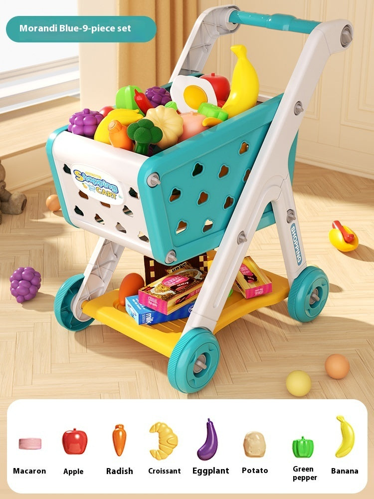 Shopping Cart Toy Baby Trolley Play House