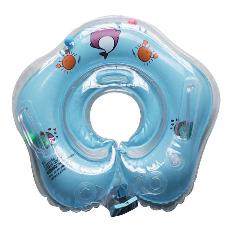 Baby-Halsring, verdickter Doppel-Airbag, Schwimmring für Neugeborene, Kristallring, aufblasbar, Halsring, Baby-Schwimmring