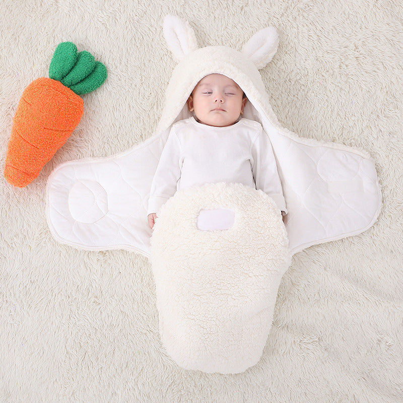 Maternal And Infant Products Newborn Lamb Velvet Quilt Baby Quilt Autumn And Winter Thickened Split-Leg Sleeping Bag Baby Quilt