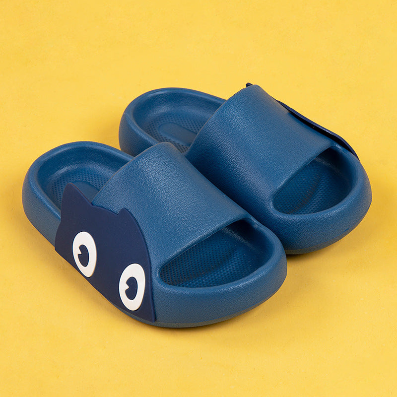 Children's Summer New Cartoon Cute Slime Cute Parent-Child Household Boys And Girls Baby Sandals And Slippers