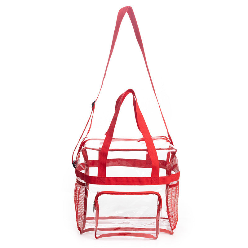 PVC Transparent Taschen Handtasche Tragbare Reise Buggy Tasche