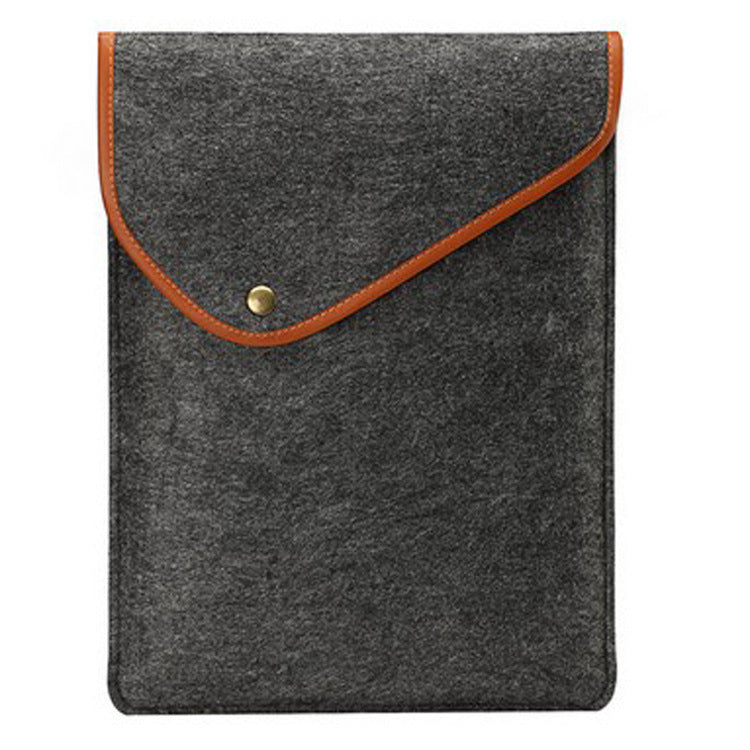 Flat felt bag computer bag