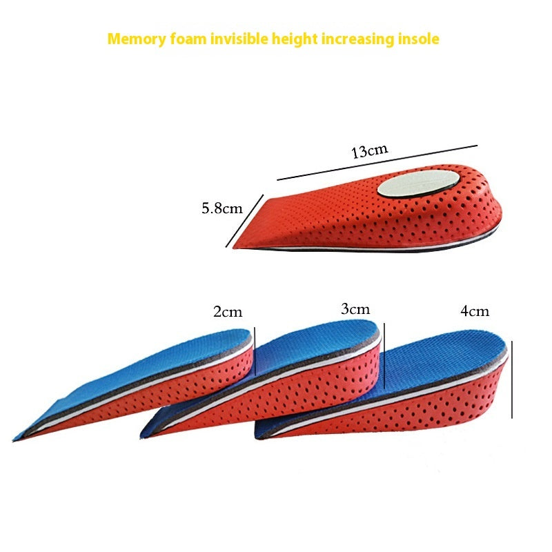 Sports Comfortable Thermal Memory Foam Invisible Inner Heightening Pad