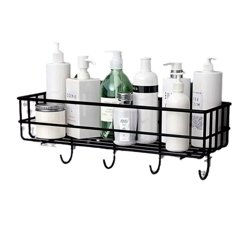 Bathroom Shower Gel Storage Rack Wall-mounted Punch-free Kitchen Storage Rack