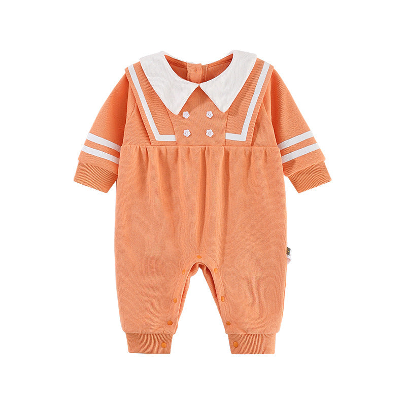 Baby Clothes Autumn New Girl Baby Korean Version Baby Clothes Rorobell Long Sleeve Romper Baby One-Piece Clothes