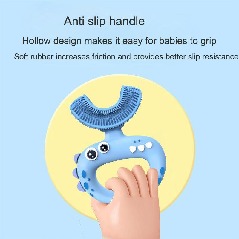 Children's toothbrush Tiktok silicone baby toothbrush