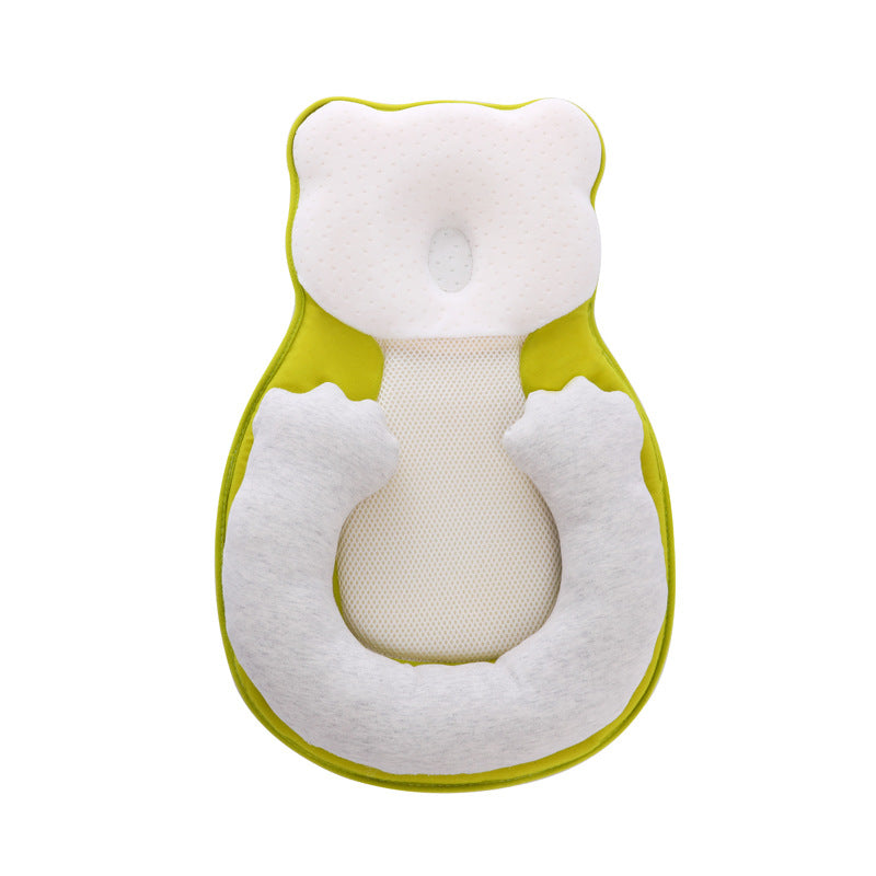 Baby Pillow Soft and Comfortable Anti-Middle Head Baby Shaped Pillow Breathable Sweat-absorbing Memory Foam Pillow