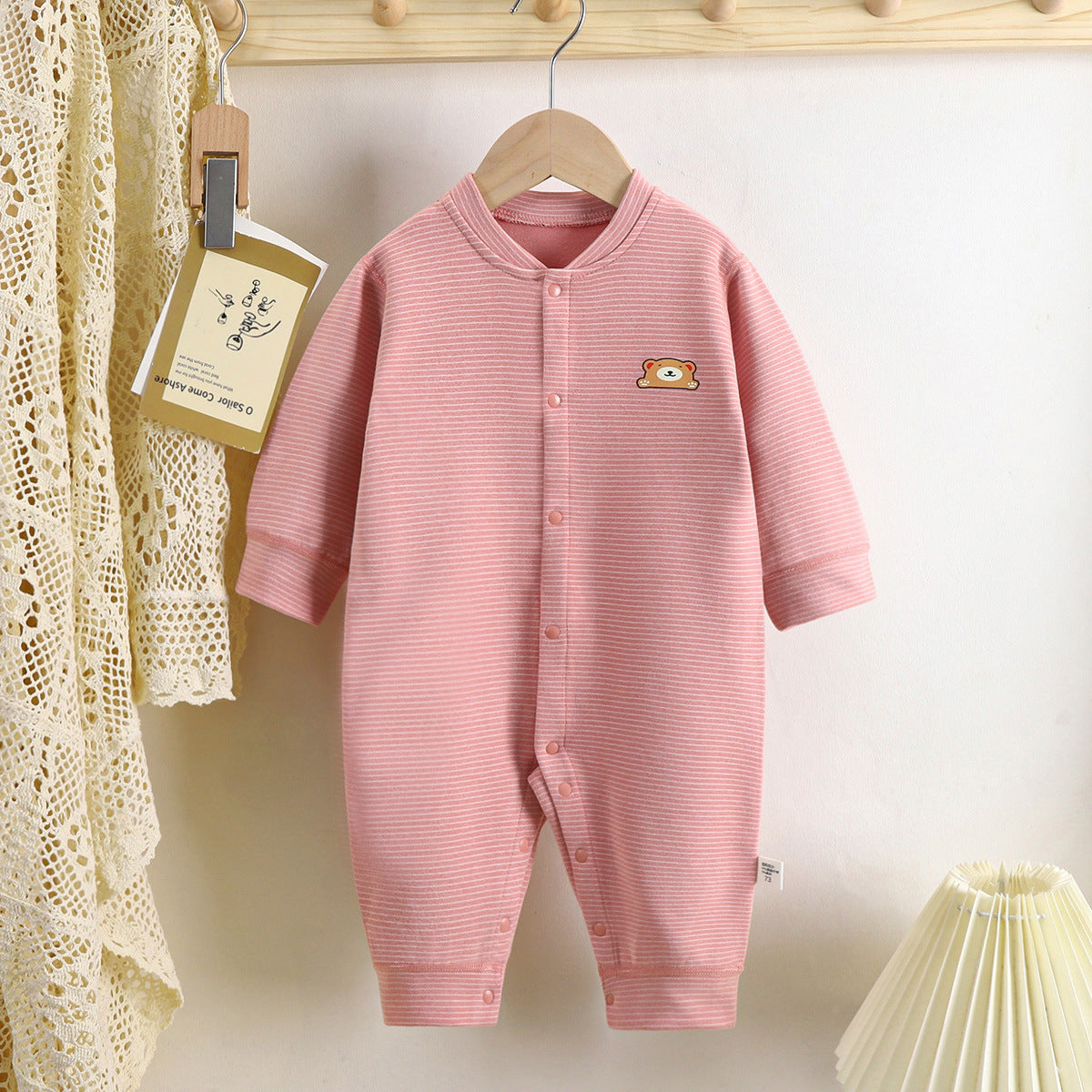 Baby Dralon Jumpsuit Baby Striped Romper