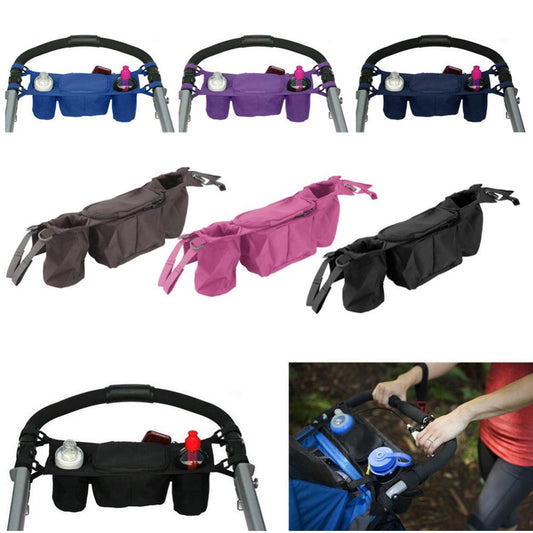 Baby Stroller Organizer Baby Prams Carriage Bottle Cup Holder Bag for Pram Buggy Baby Stroller Accessories Wheelchair Bag