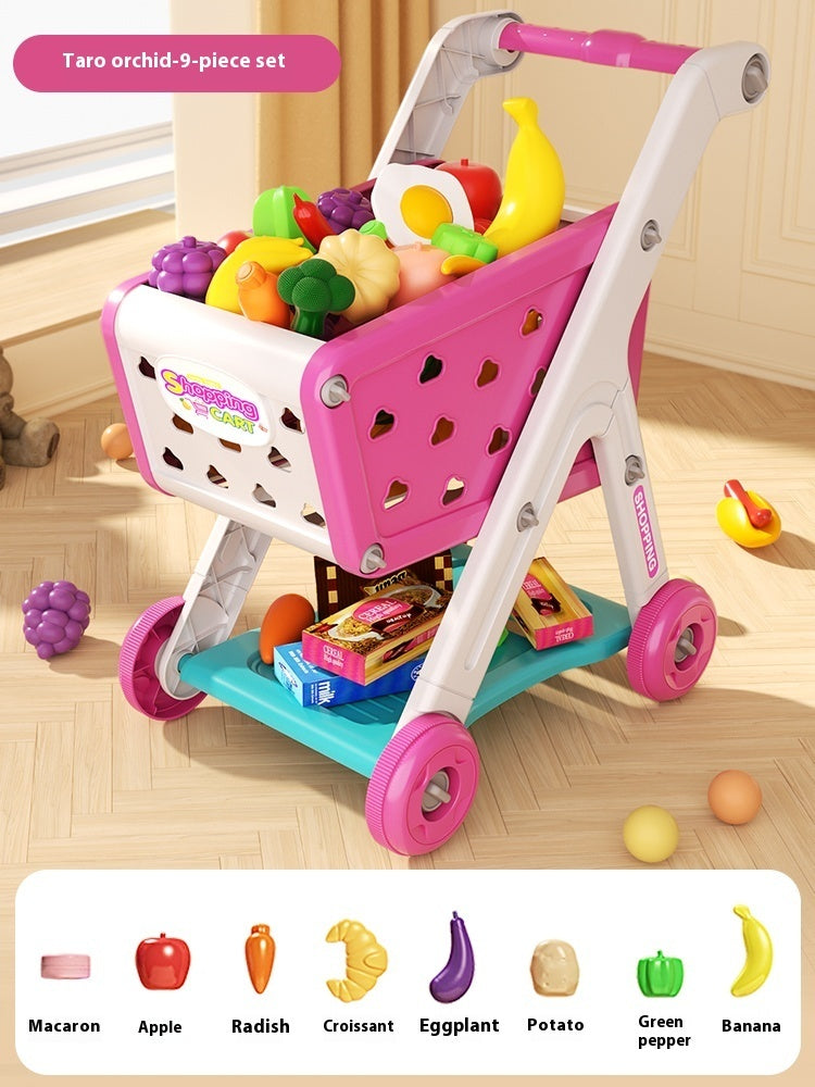 Shopping Cart Toy Baby Trolley Play House