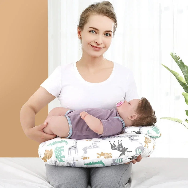 Multi functional baby feeding pillow for mothers