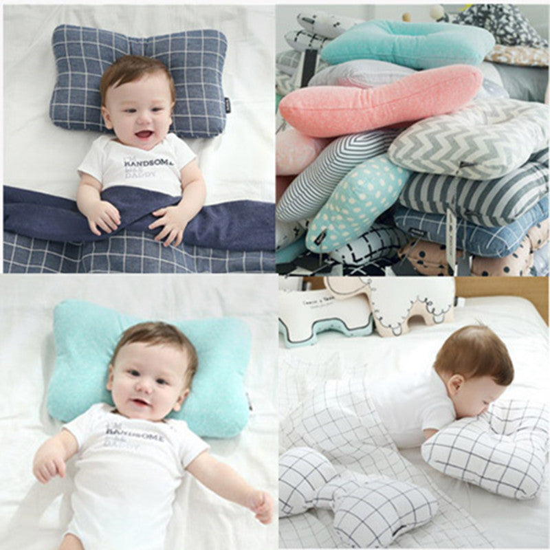 3d Breathable Mesh Four Seasons Baby Pillow Anti-deviation Head