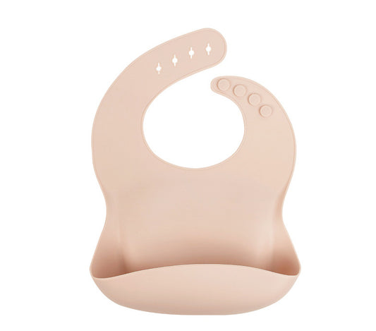 Baby silicone rice bag Baby rice bag bib Baby saliva towel waterproof mouth bag No wash and oil proof