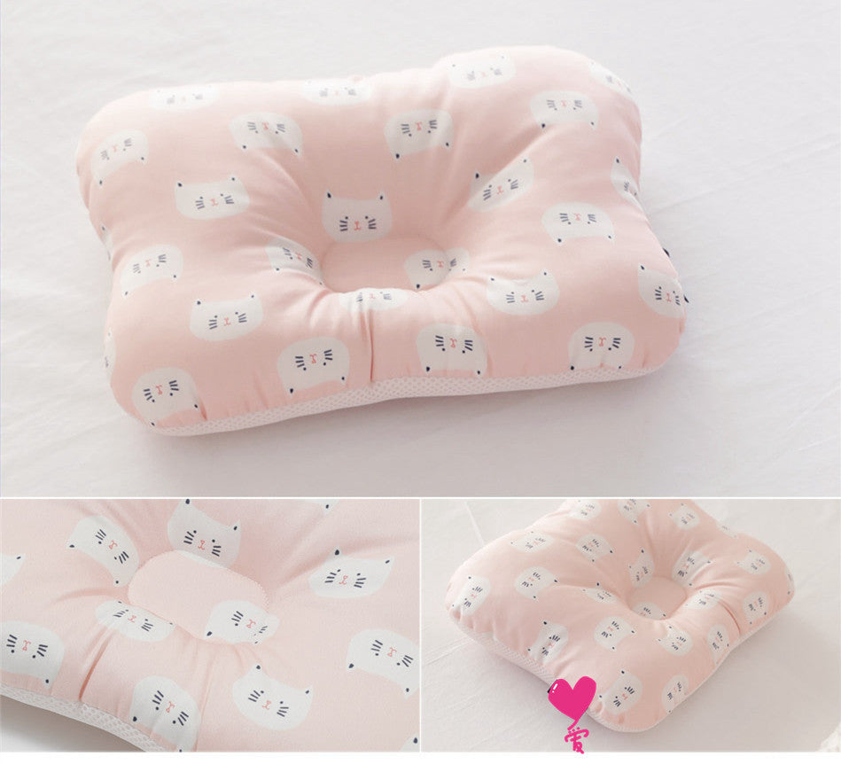 3d Breathable Mesh Four Seasons Baby Pillow Anti-deviation Head