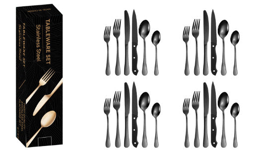 Tableware Set Stainless Steel Tableware For Combo 8 People