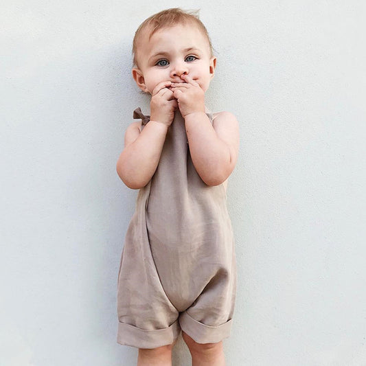 Children's Overalls Shorts Ins Boys And Girls Baby Jumpsuit Clothes Trendy