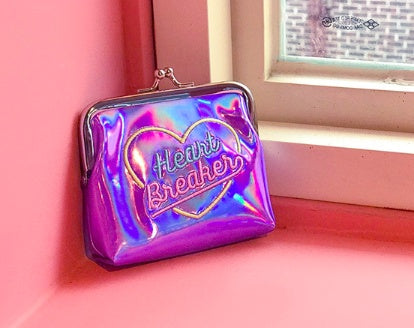 Bentoy Harajuku Girl Crush Mini Hologram Wallet Purse Women Laser Embroidery Short Wallet Clutch Card Holder Coin Purse Money B