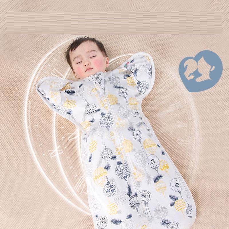 Baby Cotton Anti Kick Printed Sleeping Bag Baby